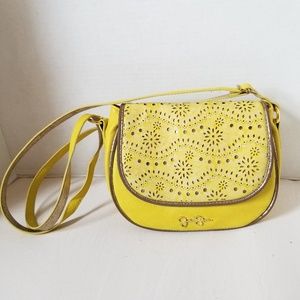 Jessica Simpson Yellow Gold Trim Crossbody